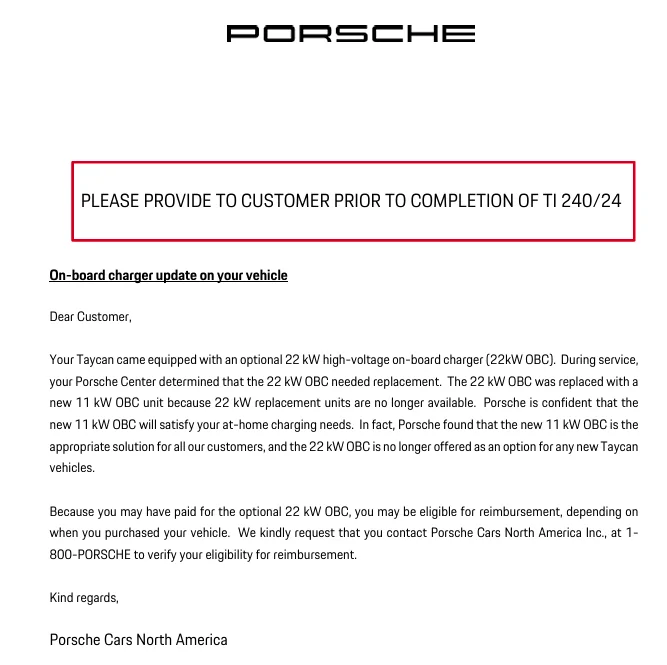 Porsche Taycan TSB: Replacement Requirement for 22 kW High-Voltage Charger (no longer available) - August 15, 2025 1759840819041-s5
