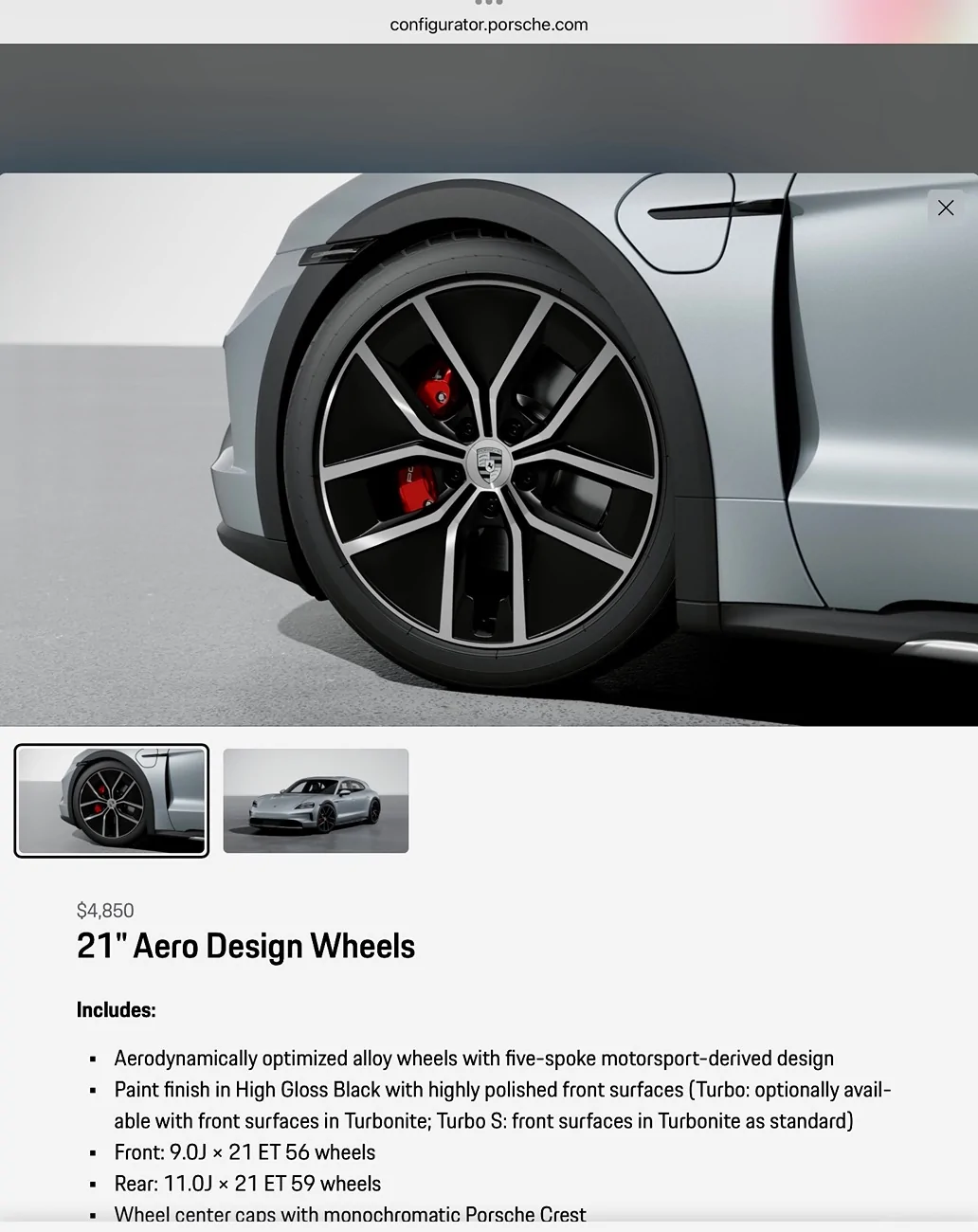 Porsche Taycan All Season OEM Tires for Taycan 21” Aero Design Wheels? IMG_6884