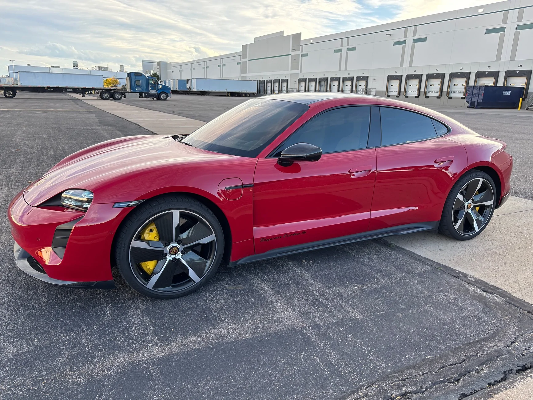 Porsche Taycan Window tint - 50% front with 35% rear (post your pics) IMG_0576