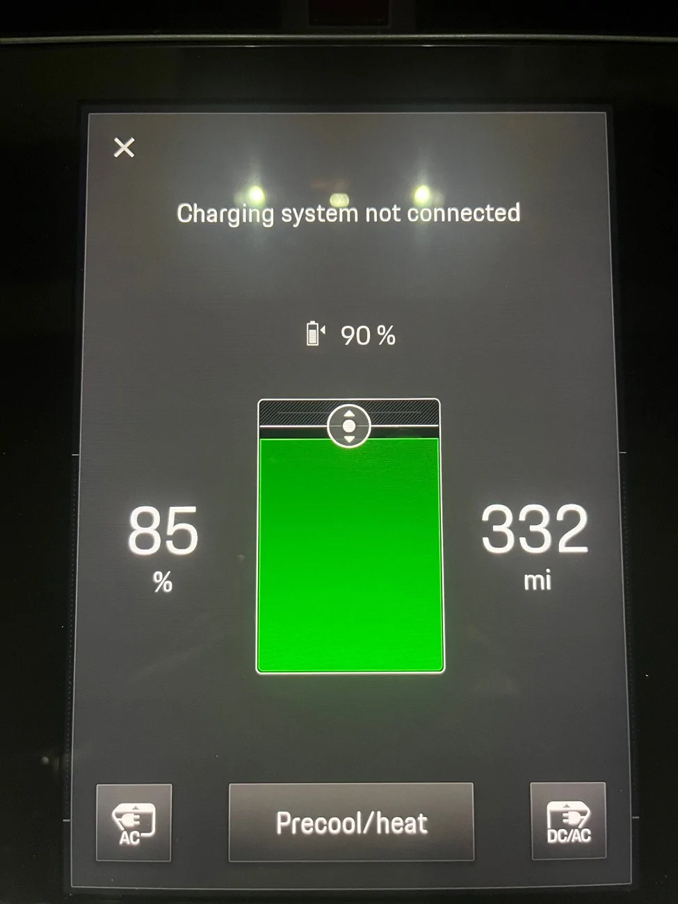 Porsche Taycan $100 says my 2021 has more range than yours battery