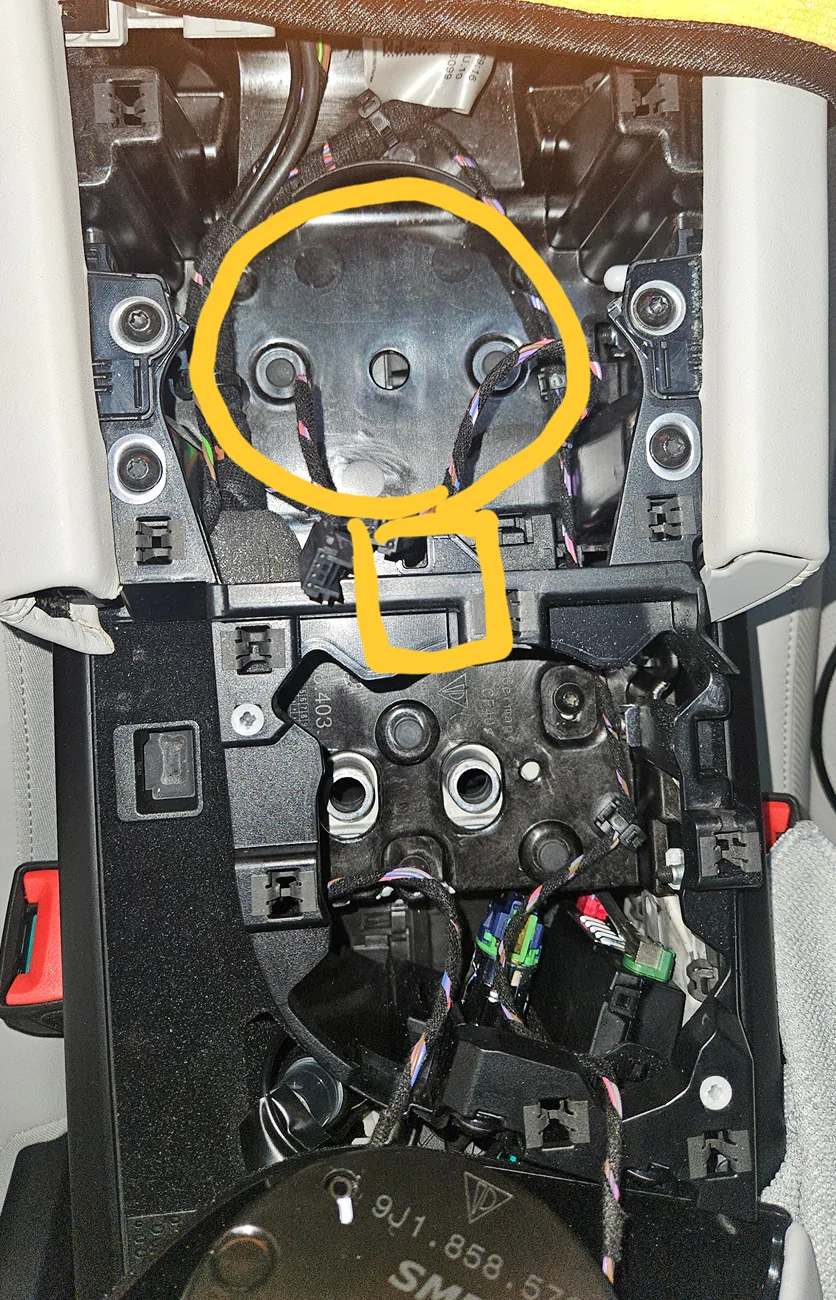 Porsche Taycan My first "mod" -- Cupholder Mounted Wireless Charger with MagSafe for Apple iPhone 20251025_103604