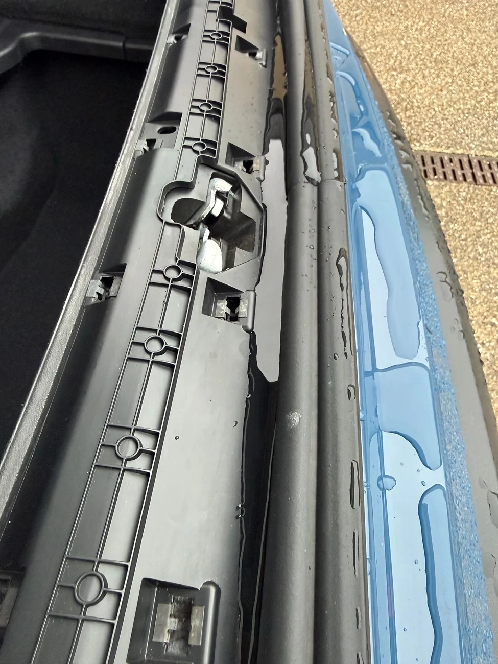 Porsche Taycan Water in the trunk IMG_4660