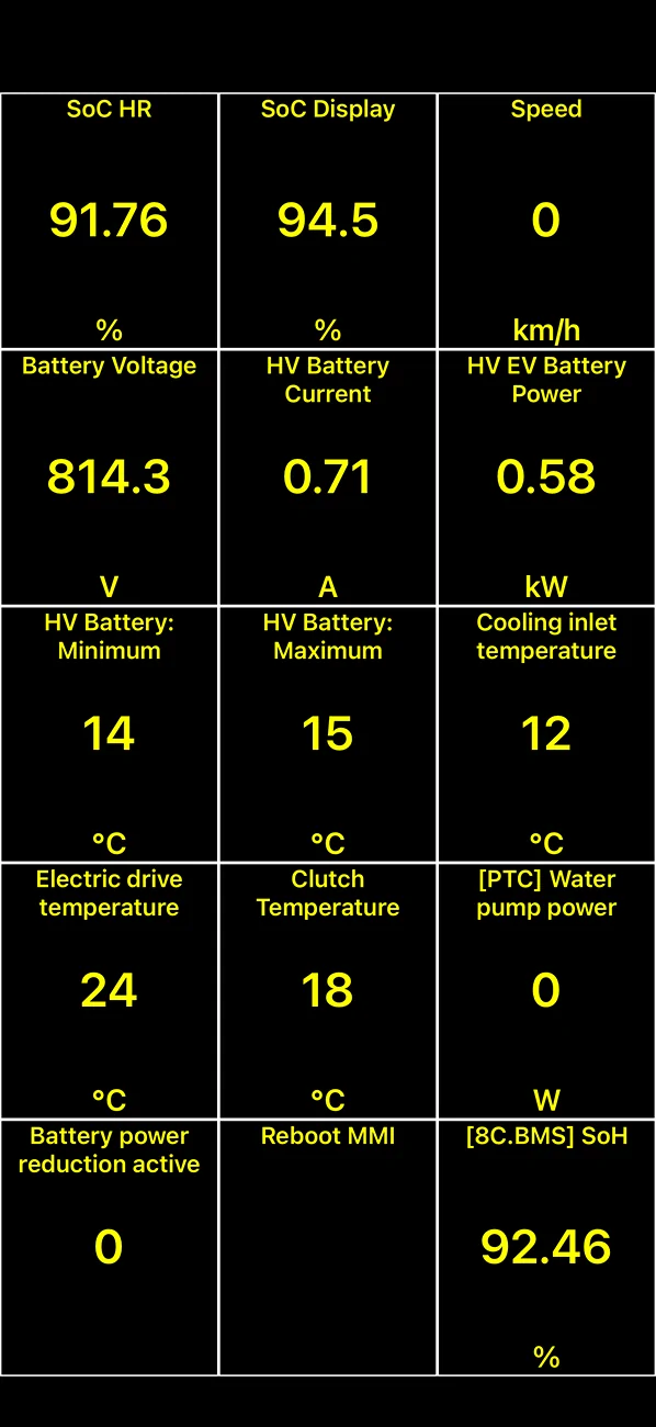 Porsche Taycan [FREE] tCAN-Pro - TAYCAN BATTERY DIAGNOSIS FOR THE COMMUNITY SOH oct 2025