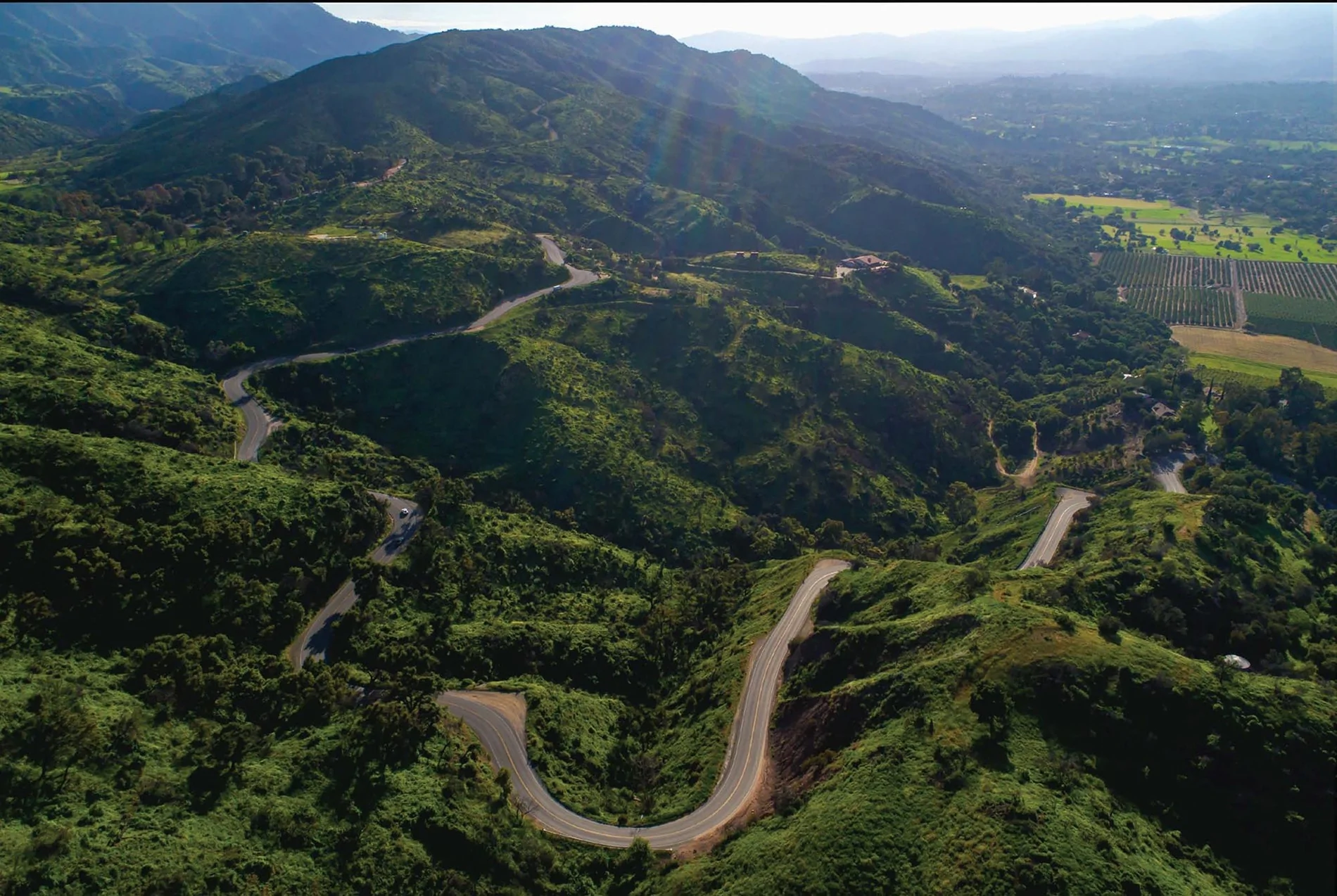 Porsche Taycan CA33 Meet up and Drive Aerial-Ojai-3
