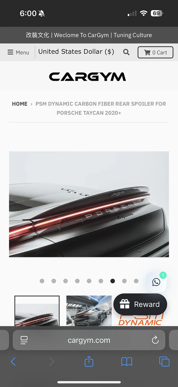 Porsche Taycan Help. Looking for a low profile rear lip trunk spoiler IMG_5515