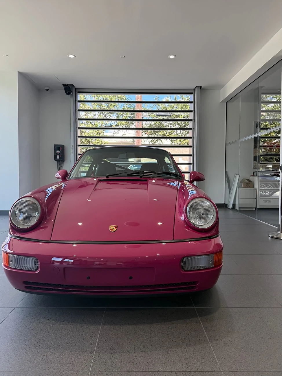 Porsche Taycan Rubystone Red '92 Carrera RS IMG_1219