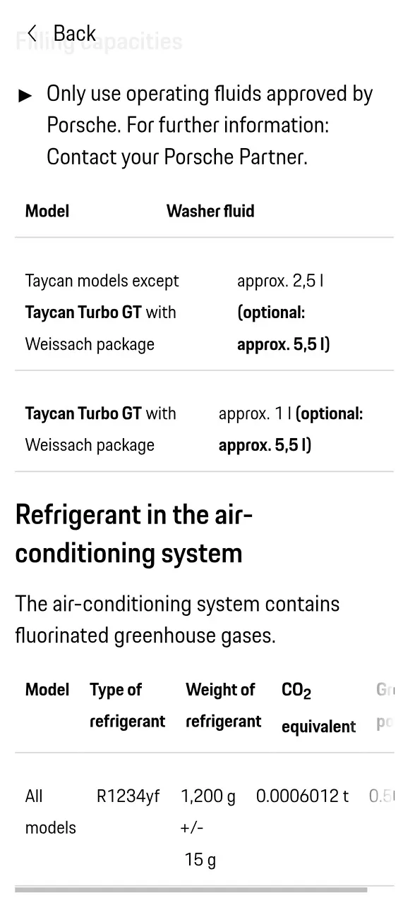 Porsche Taycan Coolant capacity Screenshot_20251113_161609_Chrome Beta