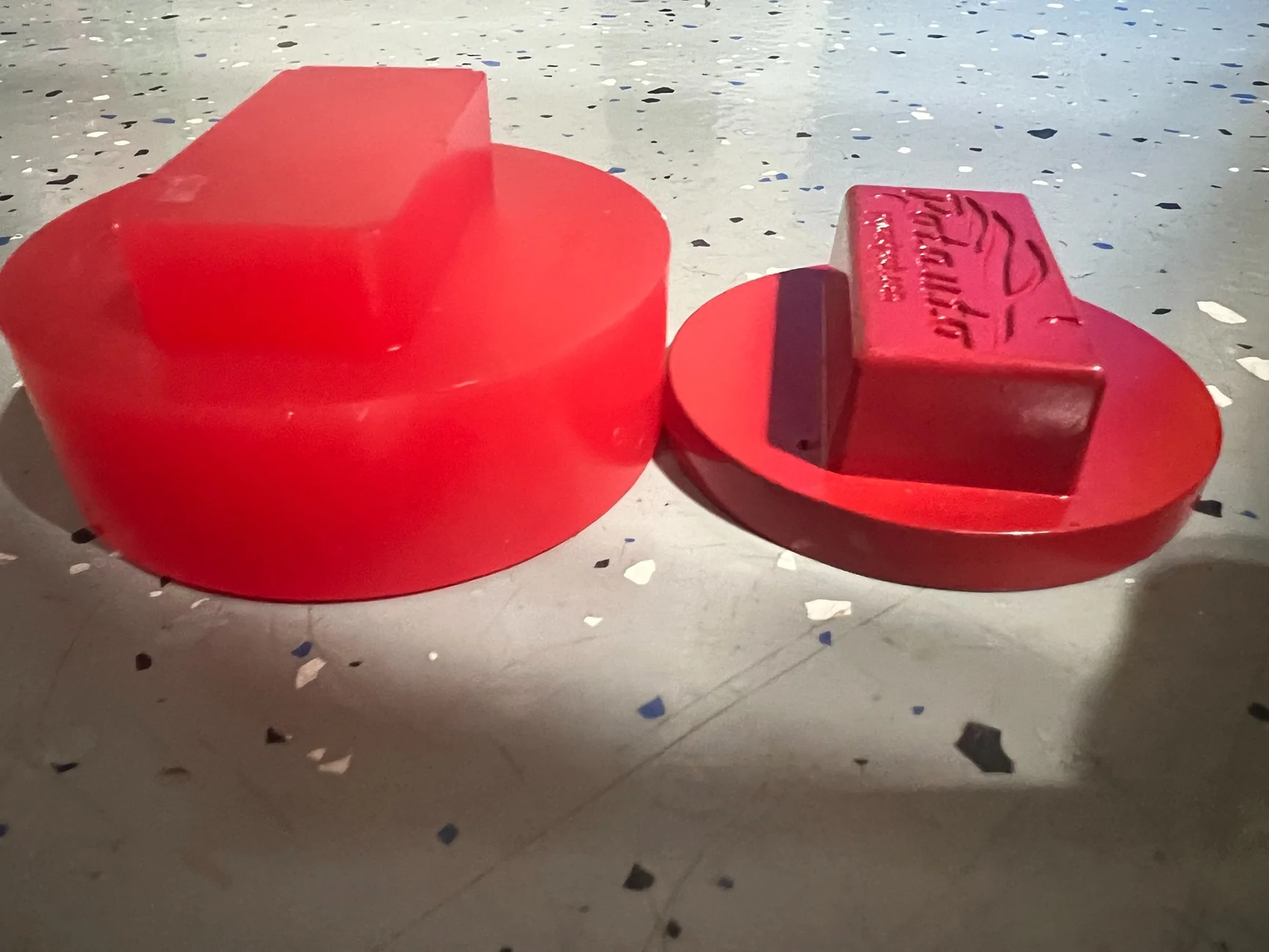 Porsche Taycan Taycan jack pad adapter IMG_9727