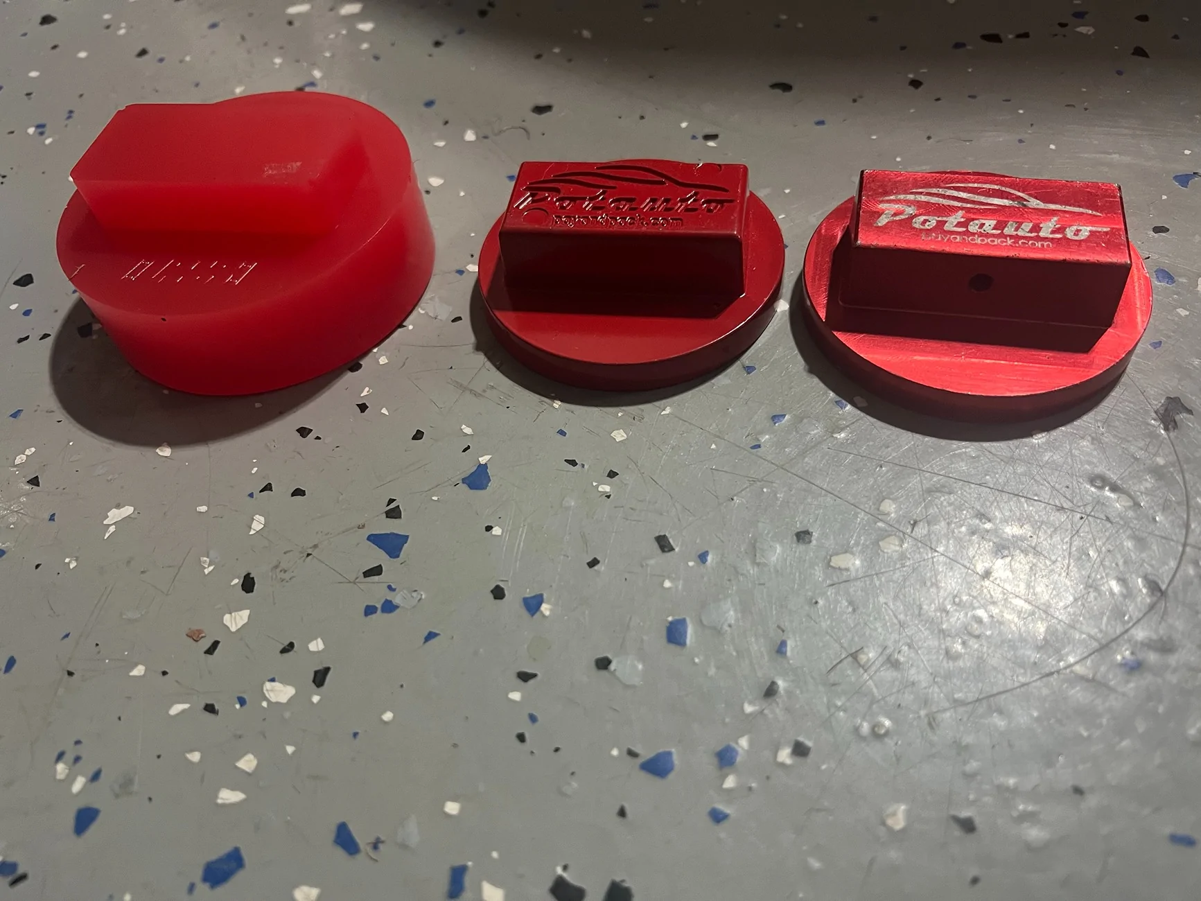 Porsche Taycan Taycan jack pad adapter IMG_9725