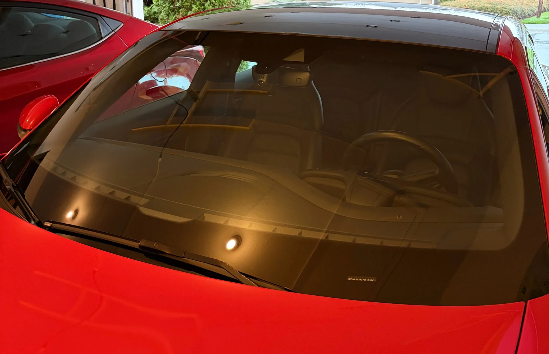 Porsche Taycan Fitcamx dashcam installation dash1