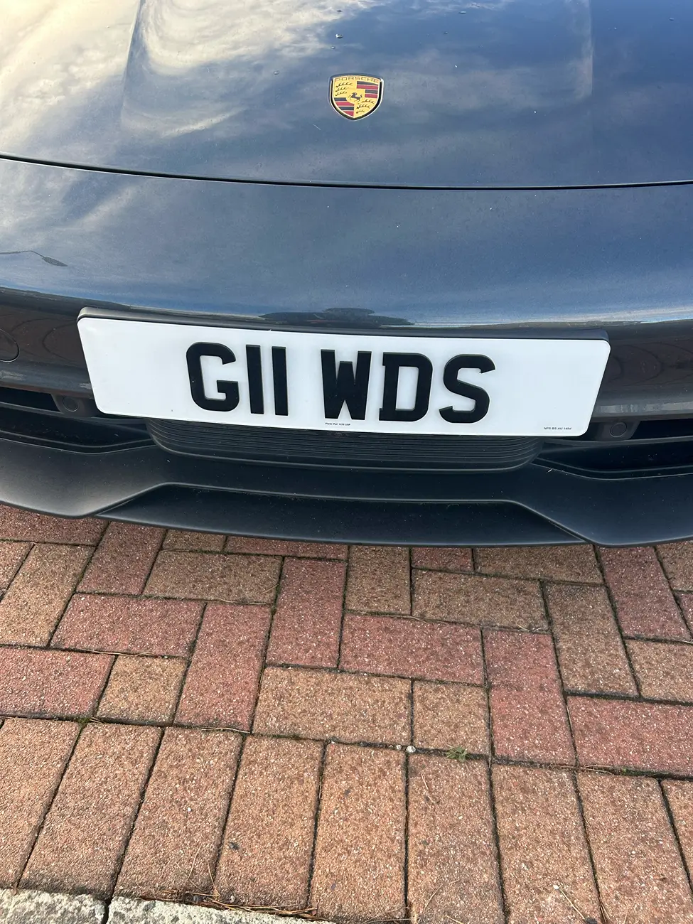 Porsche Taycan Short number plates, front and rear options? tempImageIkIeKx