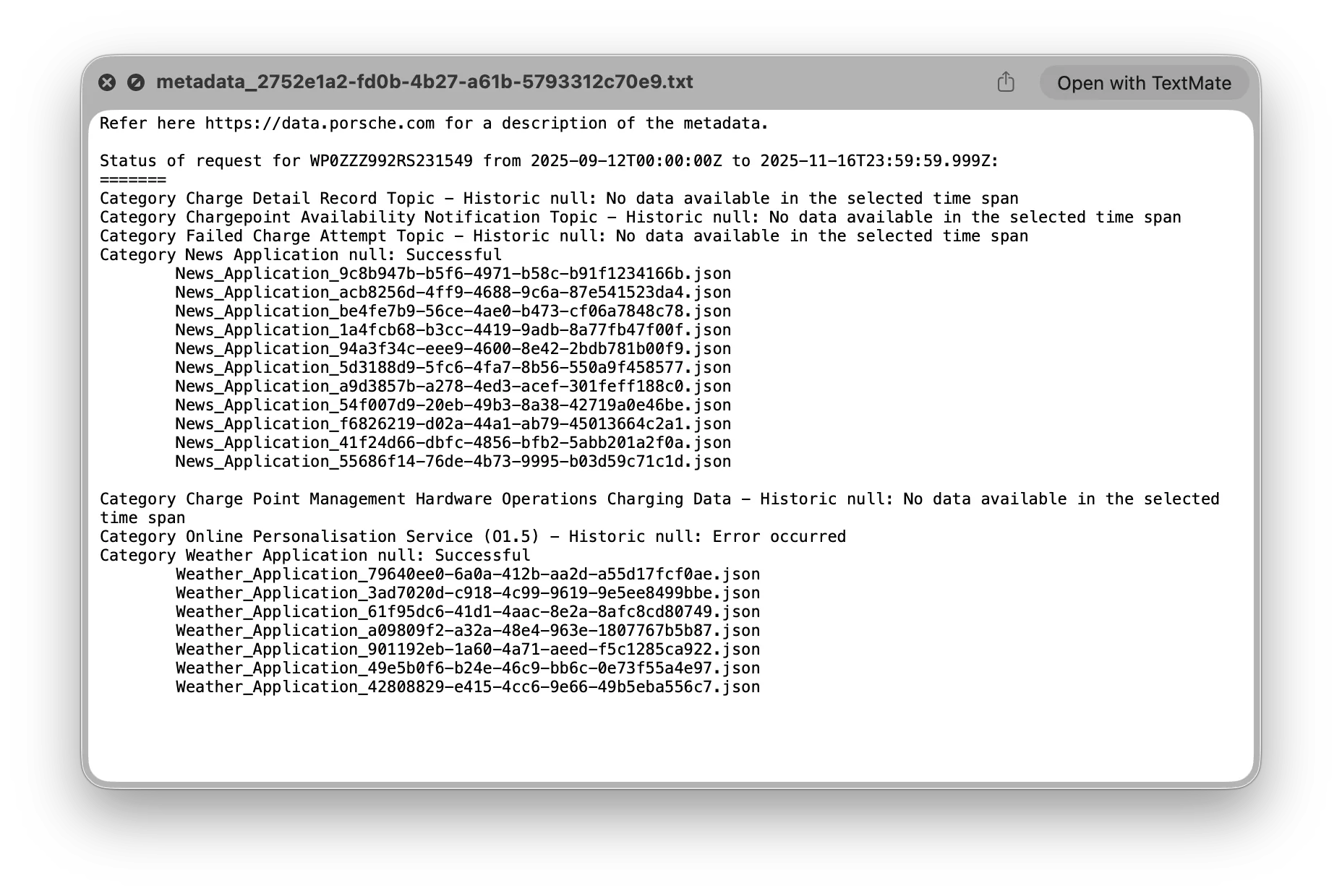 Porsche Taycan https://data.porsche.com/ Screenshot 2025-11-19 at 08.34.34