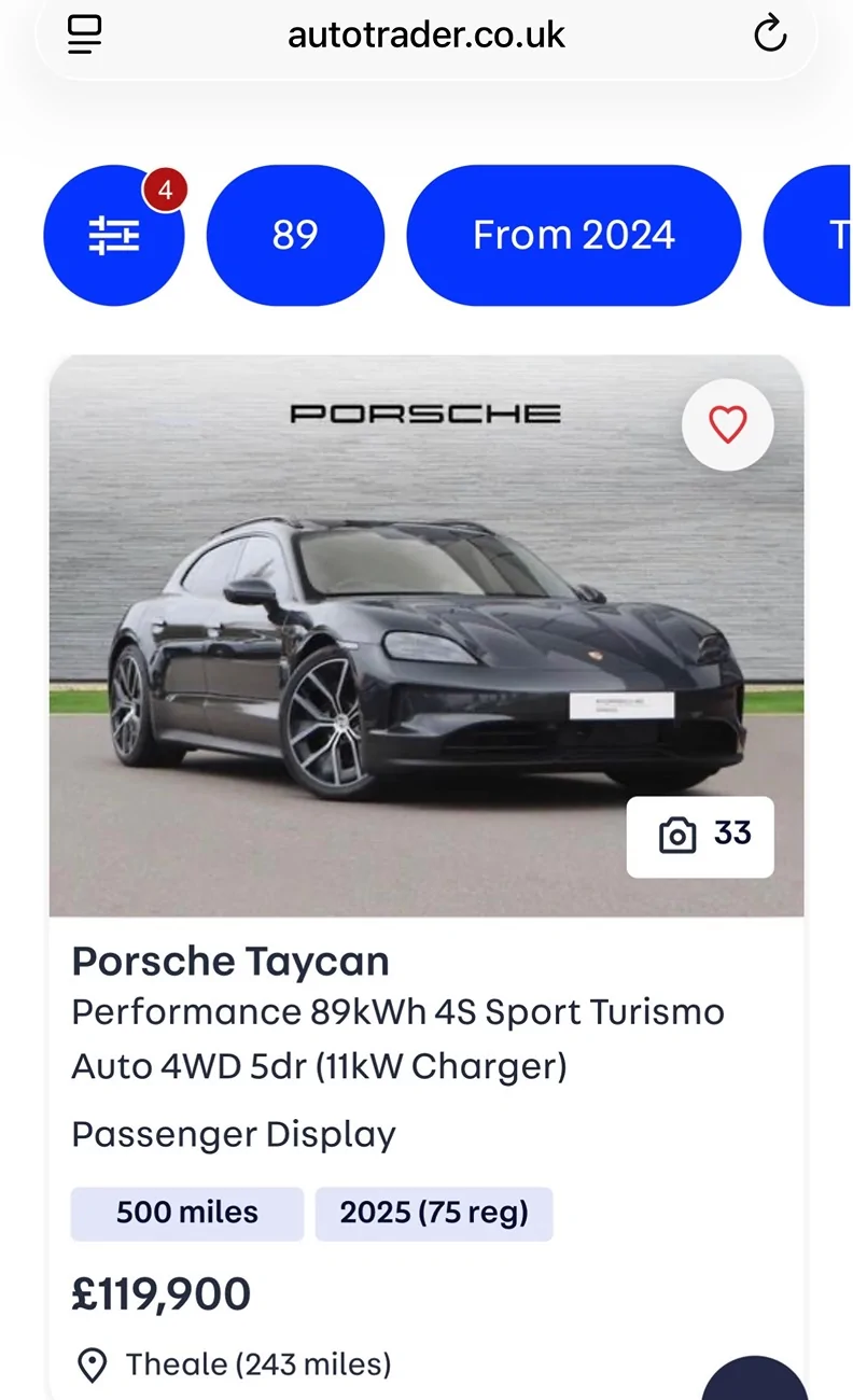 Porsche Taycan Taycan 4s Gen2 - range IMG_4212