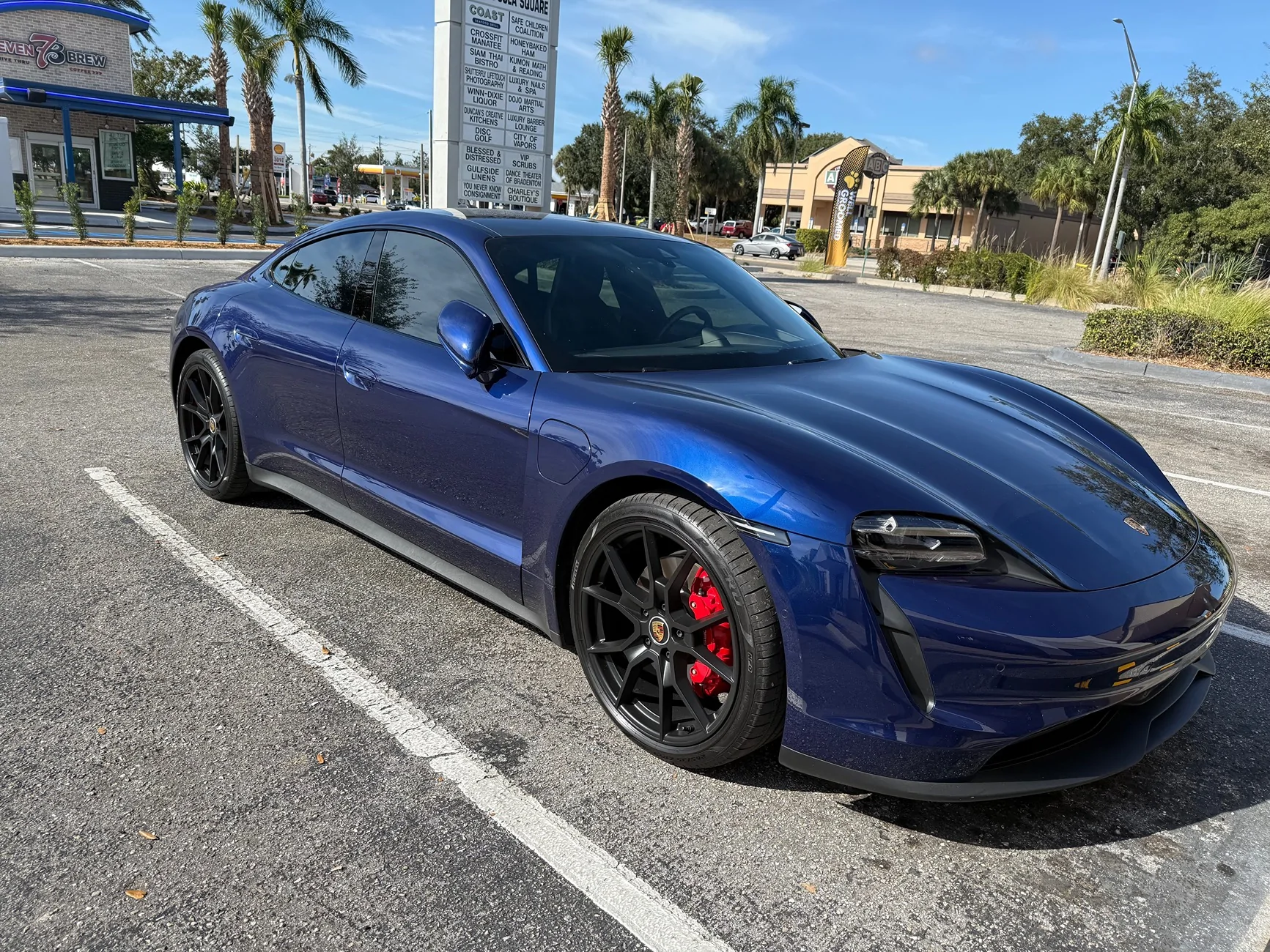 Porsche Taycan Painted 21" RS Spyder wheels IMG_4239