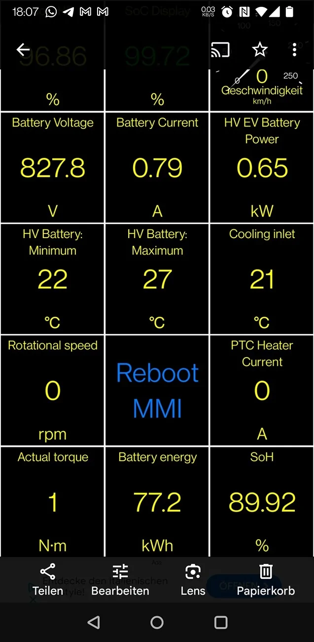 Porsche Taycan [FREE] tCAN-Pro - TAYCAN BATTERY DIAGNOSIS FOR THE COMMUNITY Screenshot_20251130-180744