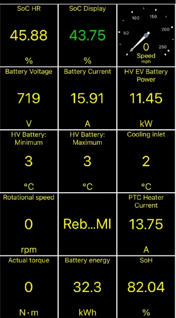 Porsche Taycan My Battery SoH after 2.5 years… 92% 1764541229943-6