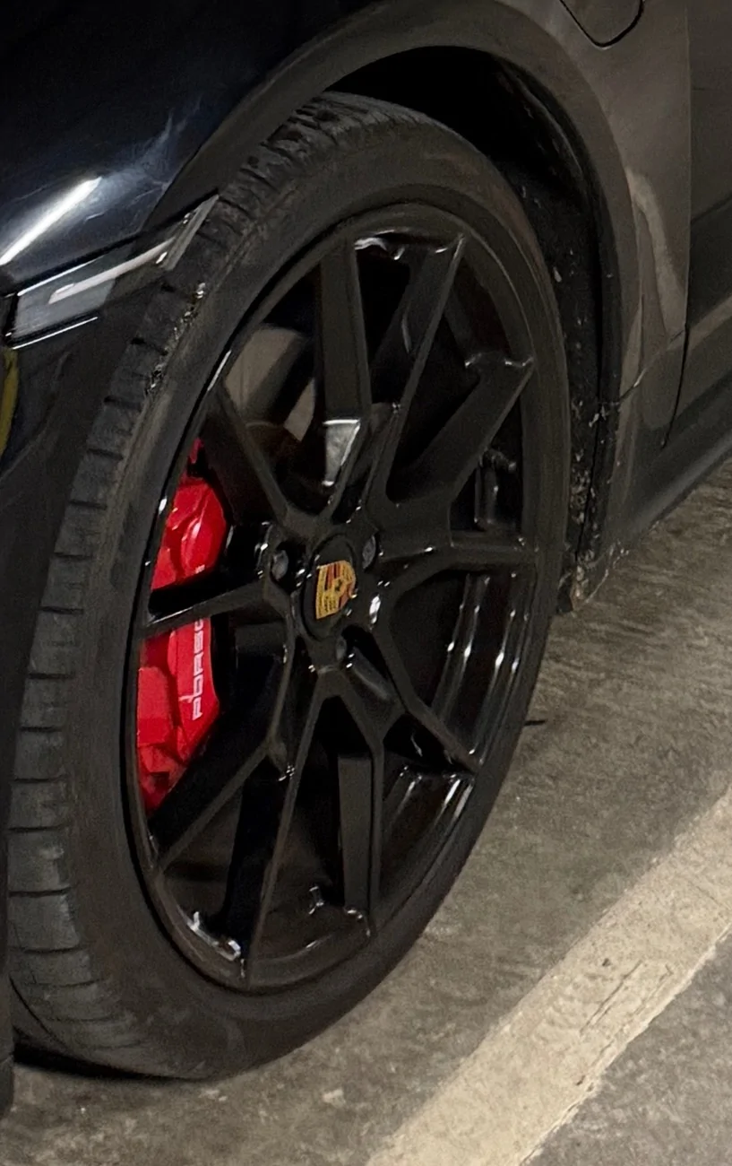 Porsche Taycan Painted 21" RS Spyder wheels IMG_9385