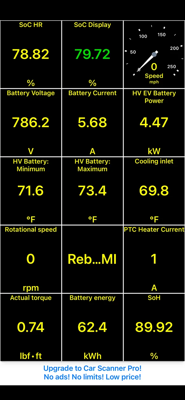 Porsche Taycan My Battery SoH after 2.5 years… 92% IMG_9547