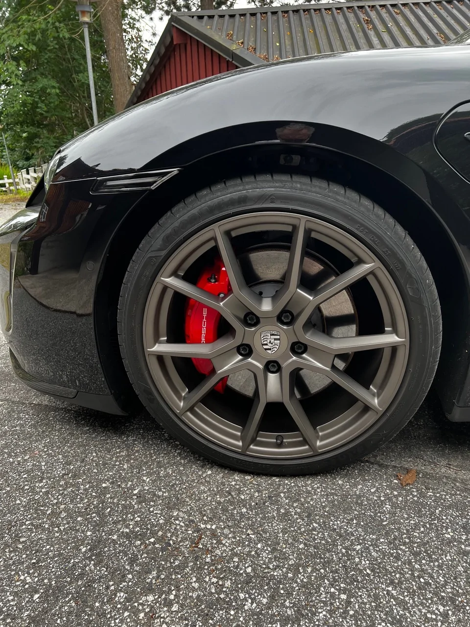 Porsche Taycan Painted 21" RS Spyder wheels Taycan GTS
