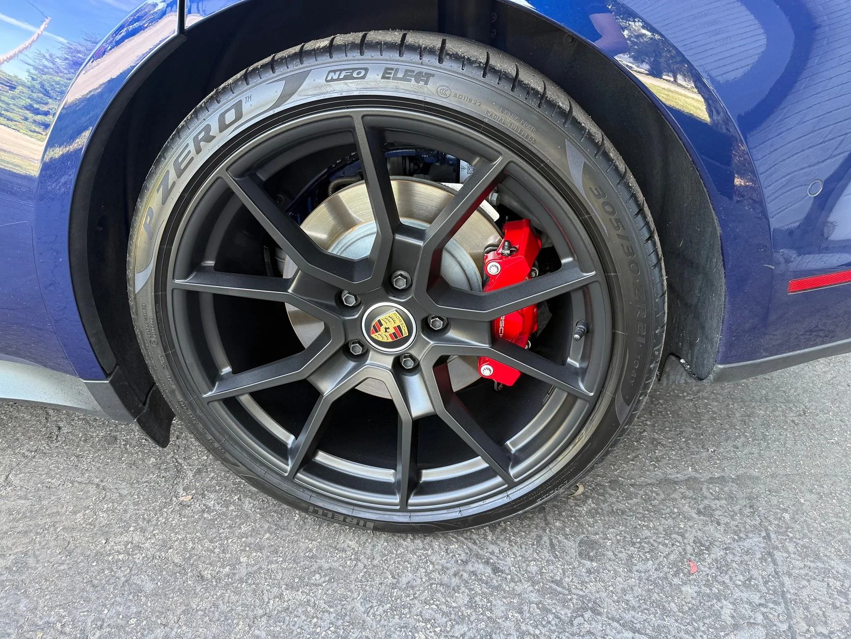 Porsche Taycan MV Forged 21" wheels on 4S CT IMG_4236