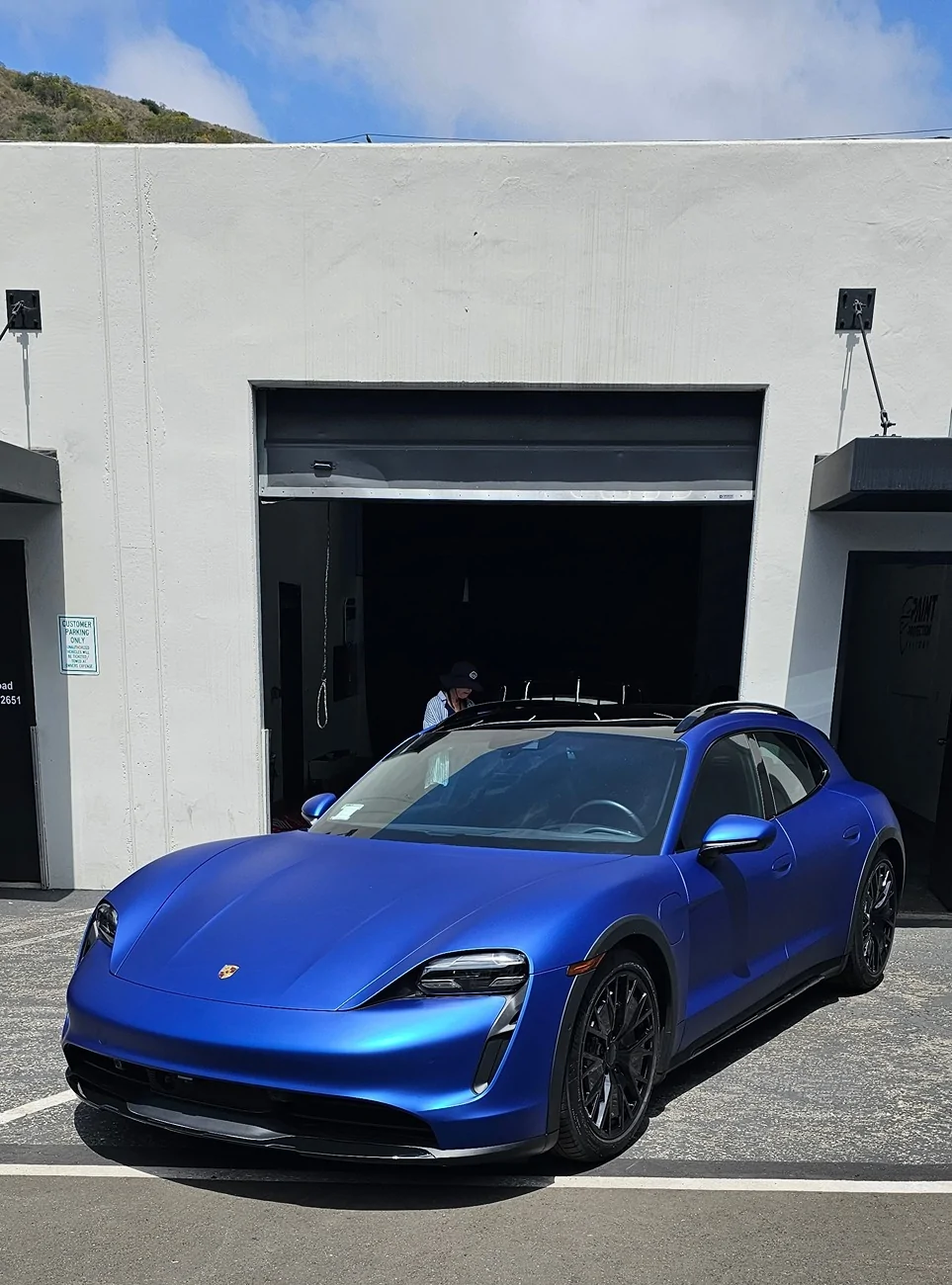 Porsche Taycan Taycan w/ wrap -- photos request 20250623_113710