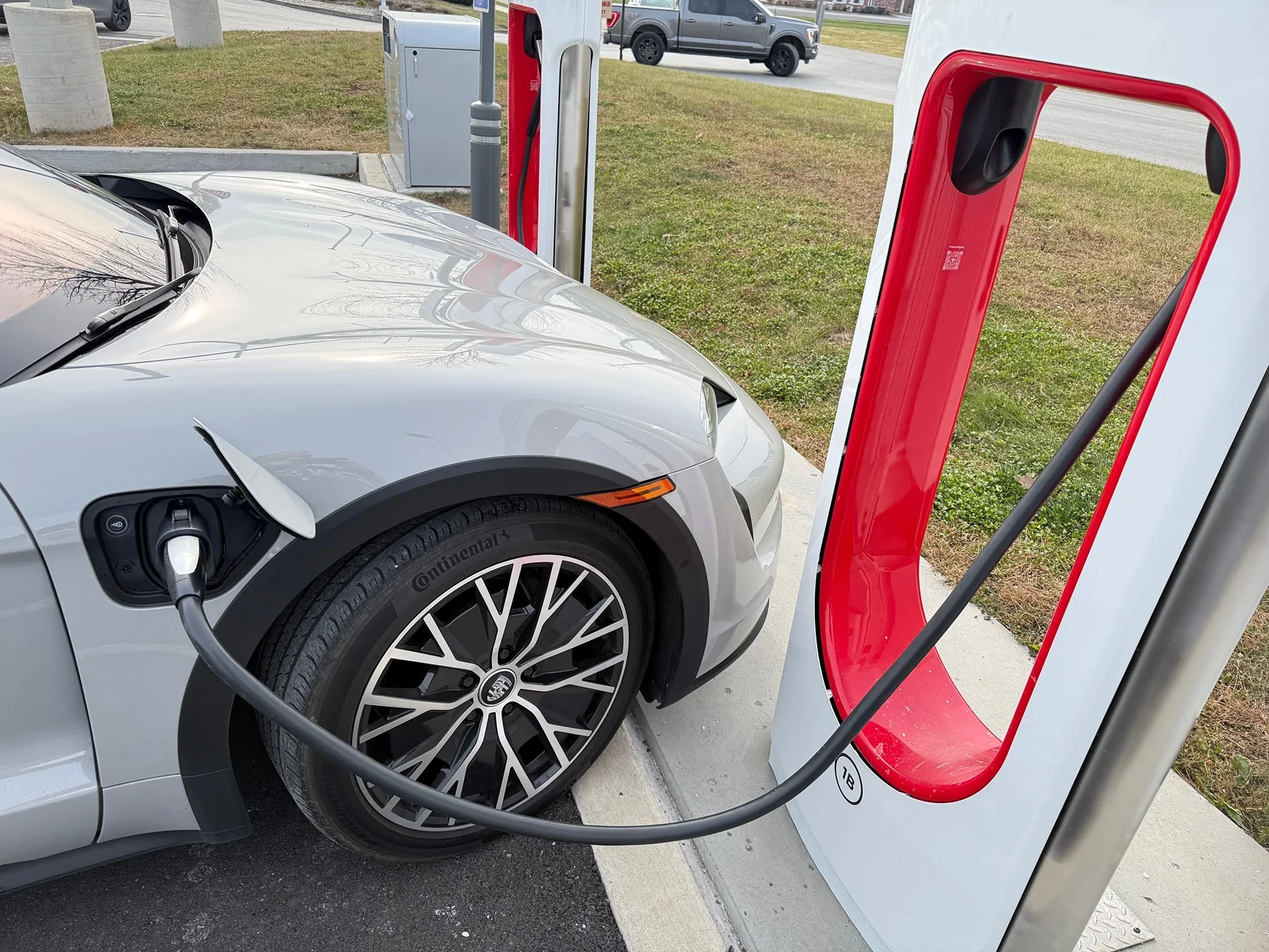 Porsche Taycan Tell us your Tesla Supercharger experience IMG_1262