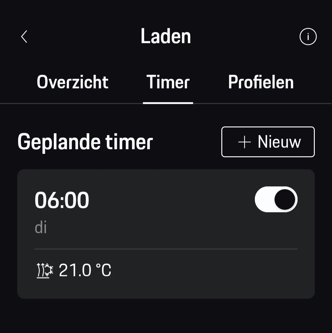 Porsche Taycan Cabin preconditioning - have I got it wrong? Screenshot_20251215-083857