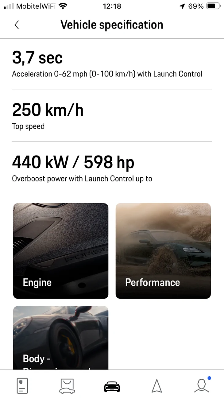 Porsche Taycan 79KWH or 93KWH battery ? Log book IMG_3596