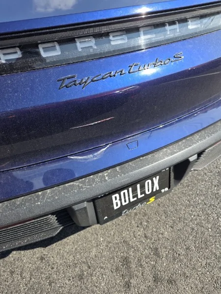 Porsche Taycan Rear Ended With Structural Damage Rear End