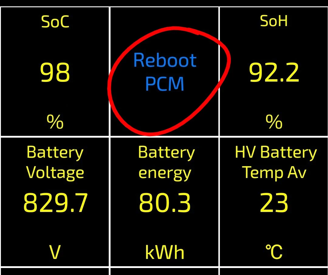 Porsche Taycan Either two-fingers PCM reboot does not work, any hints? Screenshot_20250704-162627~6