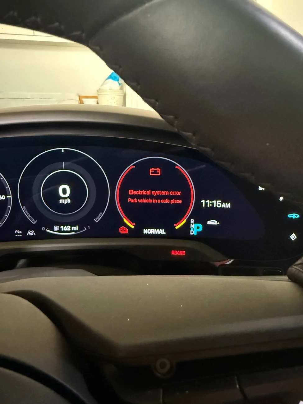 Porsche Taycan Red Electrical System Error 😥 IMG_1884