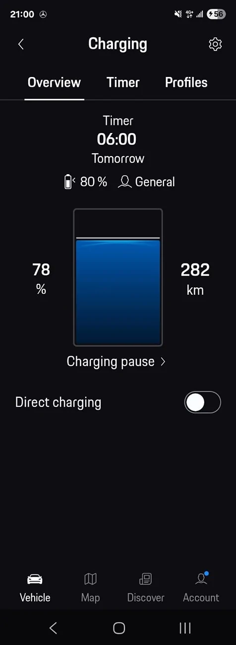 Porsche Taycan Charging Issue on Timer/Profile - Initializing b6c77fda-4efd-4374-8b7d-a4e243174e92