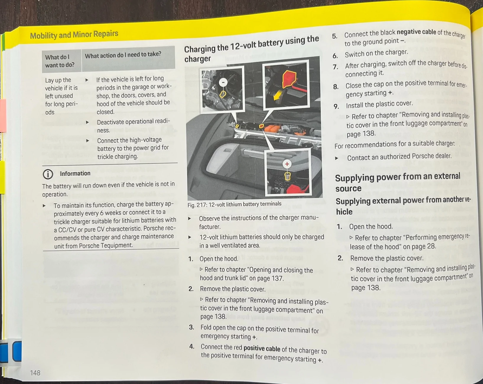 Porsche Taycan How can remotely force my Taycan 4S 2020 to charge the 12V battery? TaycanLayUpVehicle6weeks