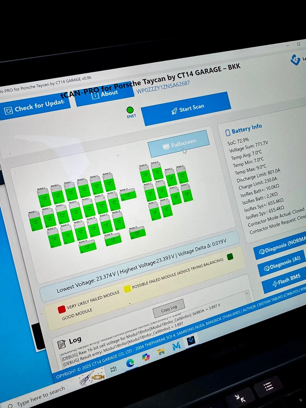 Porsche Taycan [FREE] tCAN-Pro - TAYCAN BATTERY DIAGNOSIS FOR THE COMMUNITY IMG_2501