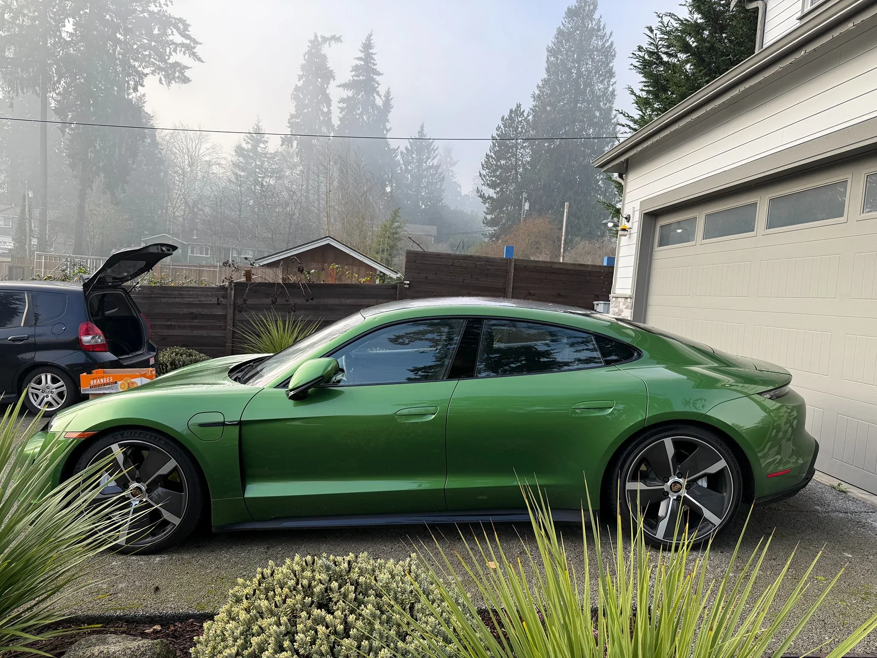 Porsche Taycan Taycan Turbo 2020 - Mamba Green Metallic Original MSRP $180k - Asking $65k OBO IMG_8359