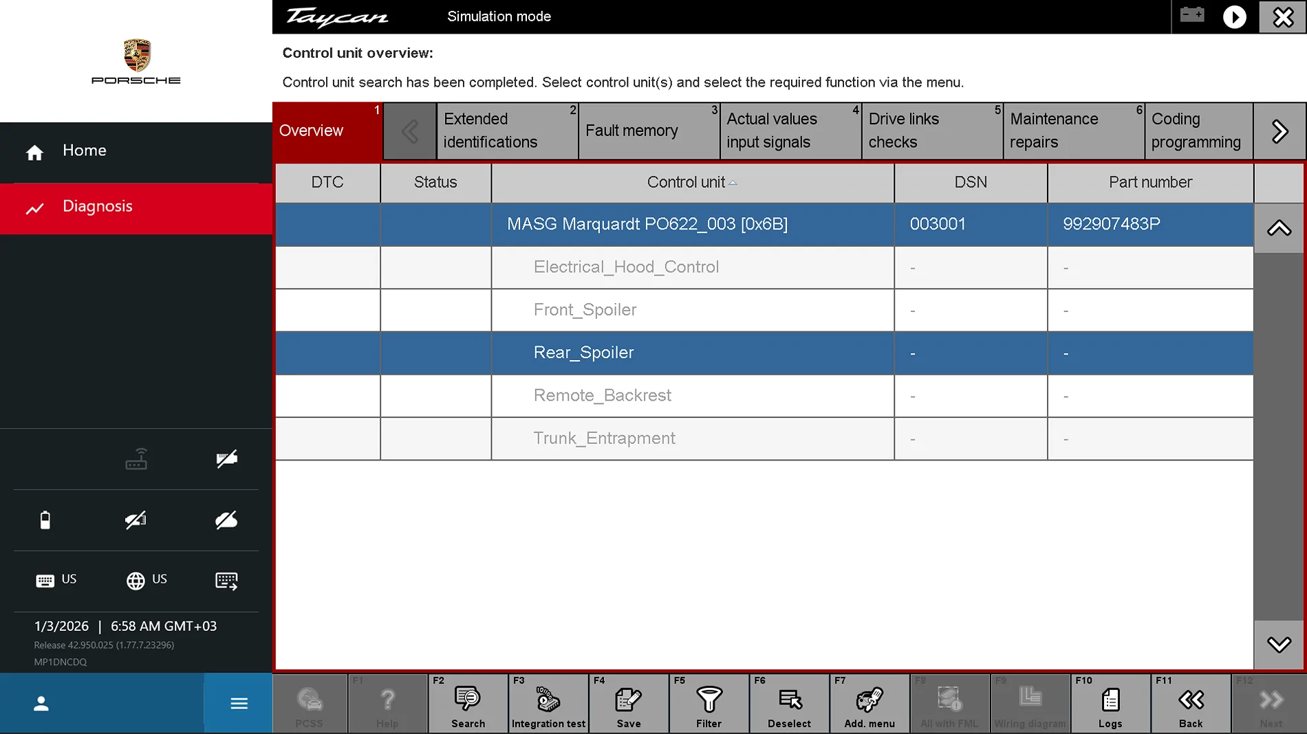 Porsche Taycan Anyone with PIWIS? Screenshot 2026-01-03 065850