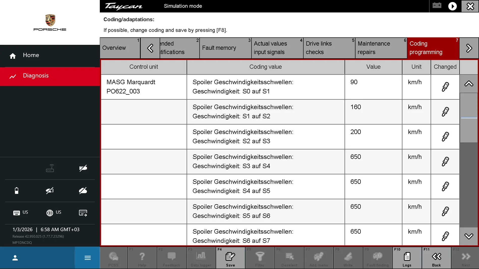 Porsche Taycan Anyone with PIWIS? Screenshot 2026-01-03 065935