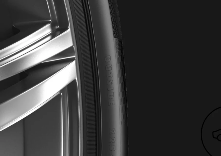 Porsche Taycan Winter Tire Orientation IMG_8699