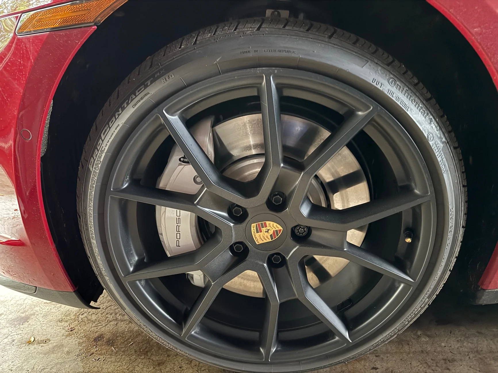 Porsche Taycan PSCB: Slight scraping sound from front left wheel when in motion IMG_5952