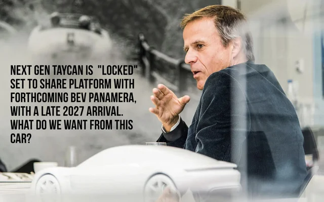 Porsche Taycan Next gen (second generation) Taycan platform is "locked" and coming late 2027 IMG_8550