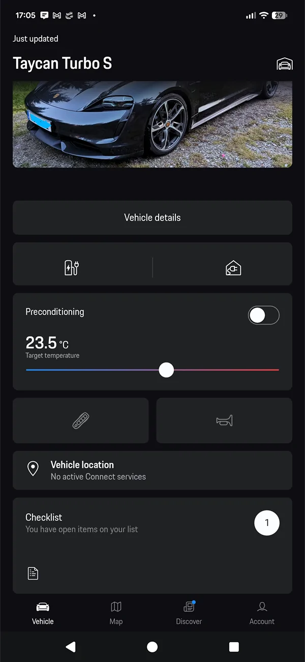 Porsche Taycan Three months without Porsche Connect... and it's not so bad Screenshot_20260111-170503