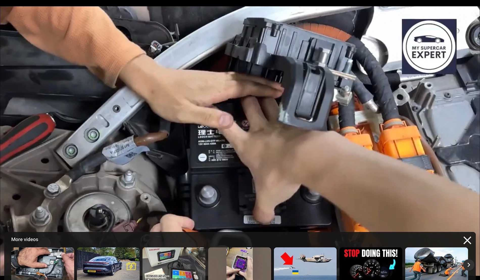 Porsche Taycan 12V battery: convert to a cheap alternative? IMG_8741