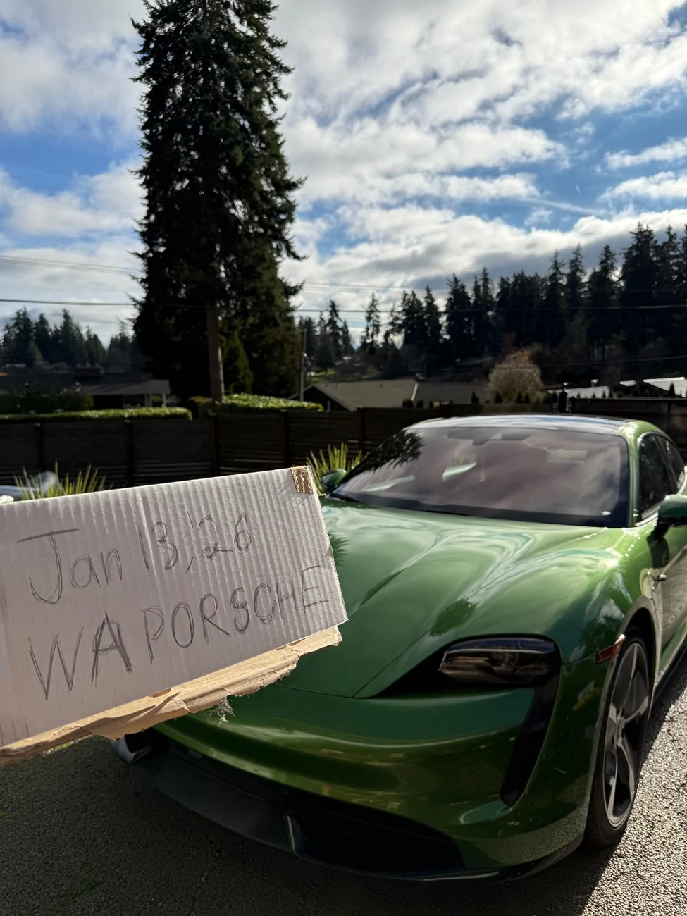 Porsche Taycan Taycan Turbo 2020 - Mamba Green Metallic Original MSRP $180k - Asking $65k OBO 1768337922410-xf