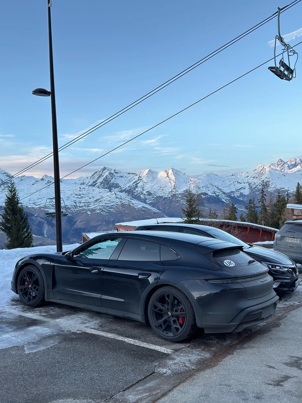 Porsche Taycan Taycan ski trip - UK to the Alps IMG_0323