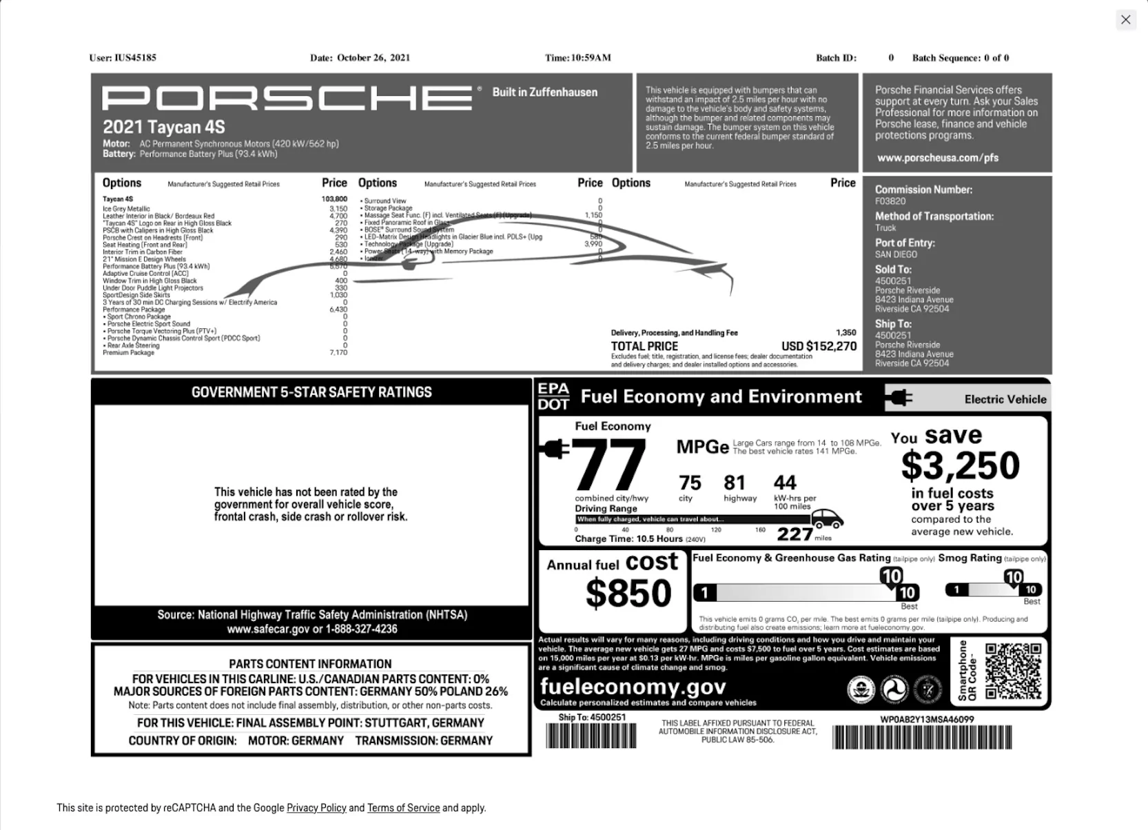 Porsche Taycan 4s sold - New Attempt - What would you Pay 1768440131035-x3