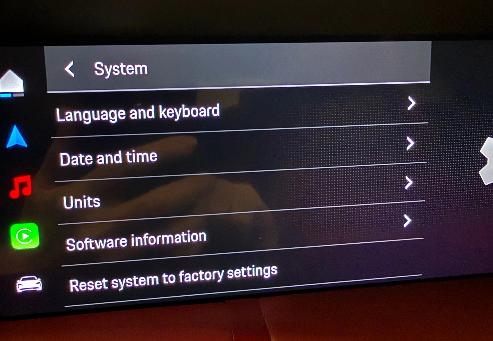 Porsche Taycan Online Software Update Failed message in PCM IMG_0756