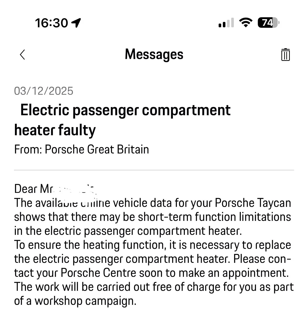 Porsche Taycan Another Heater ! IMG_4089