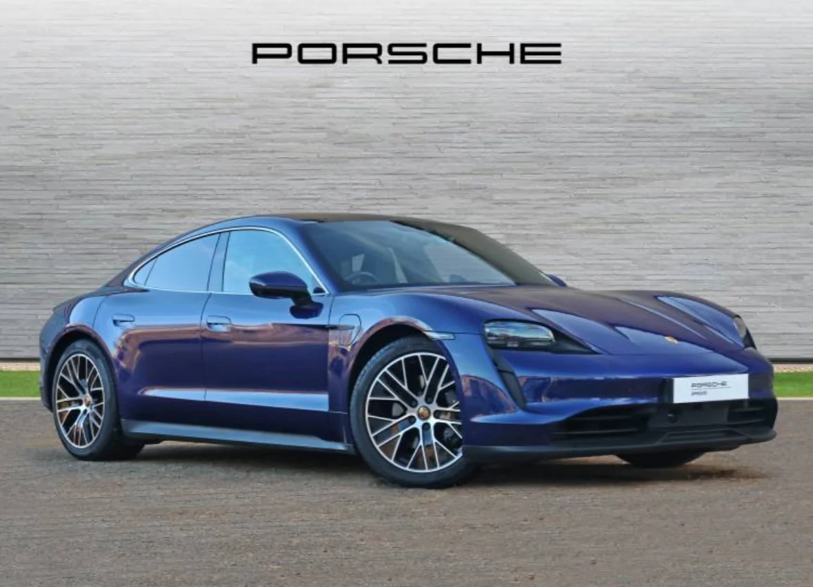 Porsche Taycan Approved used car pick up - won’t provide history IMG_2878