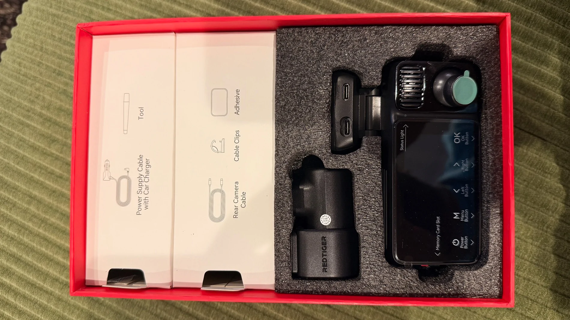 Porsche Taycan Review of RedTiger F17 Elite Dashcam IMG_3077
