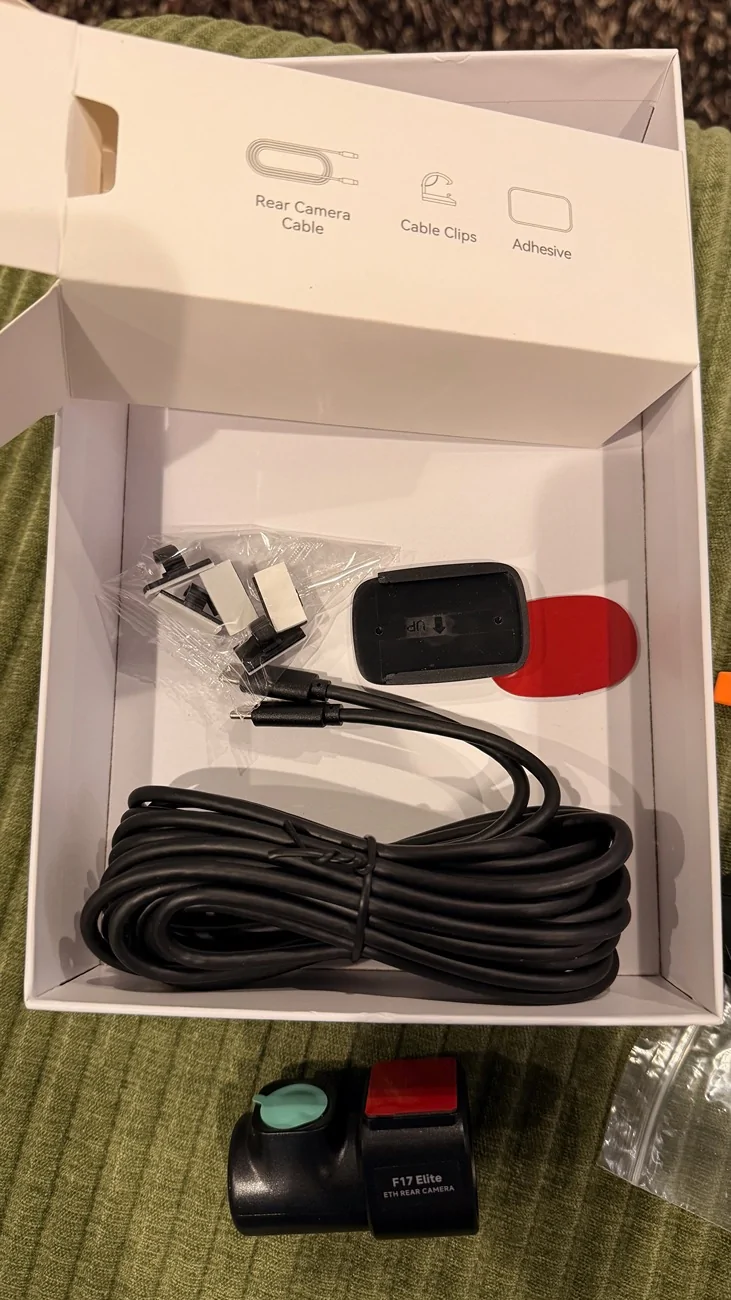 Porsche Taycan Review of RedTiger F17 Elite Dashcam IMG_3079